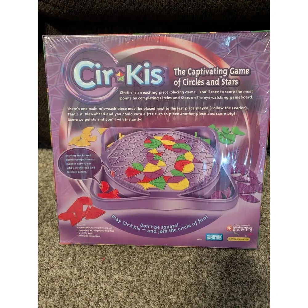 Hasbro CirKis Board Game Circles Stars Strategy NEW